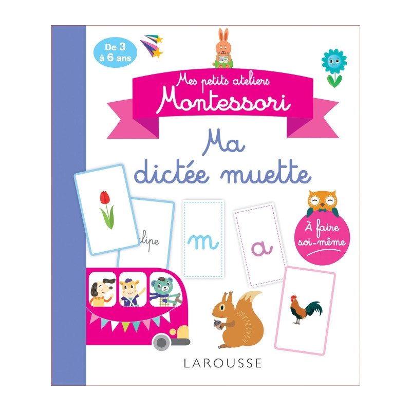 Larousse Mon Cahier Atelier Montessori Dictee Muette Jeux Enf