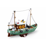 Jeux de construction pour enfants - Model Bricks - Fishing-boat - Livraison rapide Tunisie