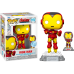 Jeux d'imagination pour enfants - Pop! Marvel: A60 - Comic Iron Man w/ Pin's - Livraison rapide Tunisie