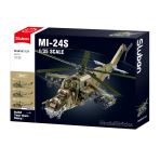 Jeux de construction pour enfants - Sluban - MI-24S attack helicopter - Livraison rapide Tunisie