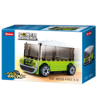 Jeux de construction pour enfants - Power bricks 4 Pull back : Autobus - Livraison rapide Tunisie