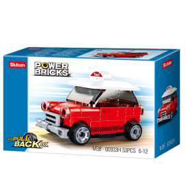 Power bricks 4 Pull back :  Voiture miniature